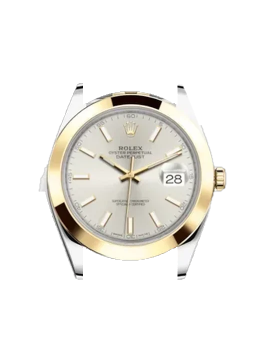 Datejust 41 126303-0002 avec Bracelet Grand Cavalier Cuir Orange