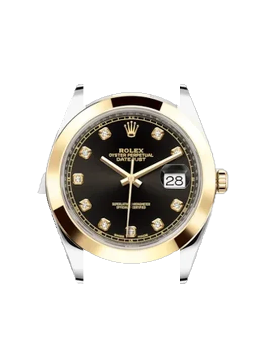 Datejust 41 126303-0005 with Grand Cavalier Leather Strap Orange
