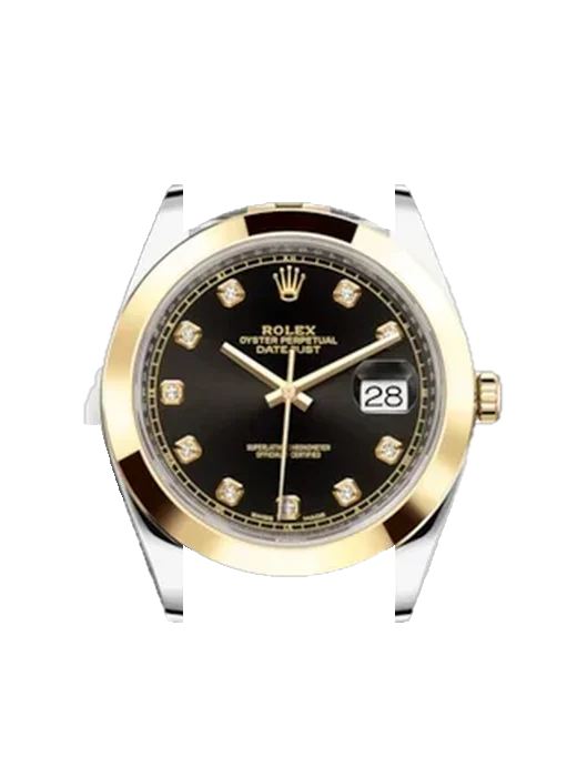 Datejust 41 126303-0006 with Grand Cavalier Leather Strap Orange