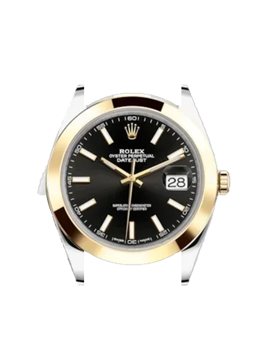 Datejust 41 126303-0013 con Correa Grand Cavalier de cuero naranja