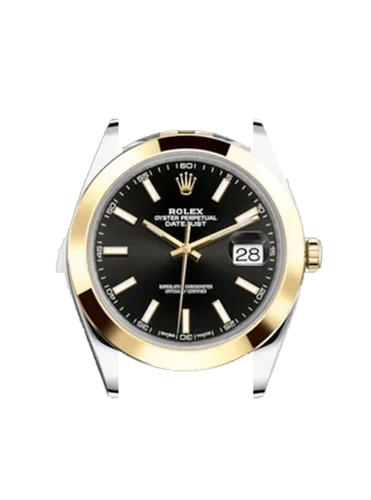 Datejust 41 126303-0014 with Grand Cavalier Leather Strap Orange