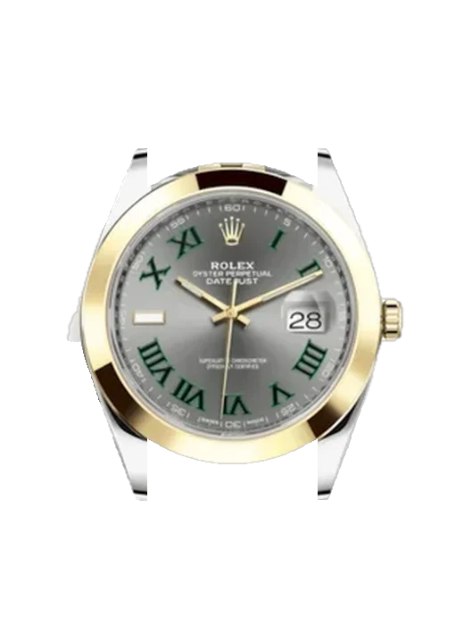 Datejust 41 126303-0020 con Cinturino Grand Cavalier Cuir Arancione