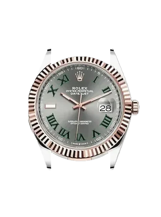 Datejust 41 126331-0015 avec Bracelet Grand Cavalier Cuir Orange
