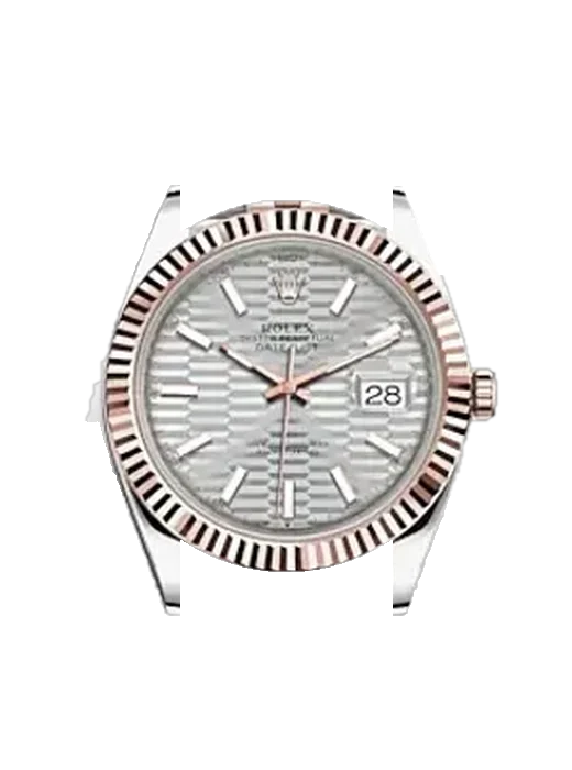 Datejust 41 126331-0018 avec Bracelet Grand Cavalier Cuir Orange