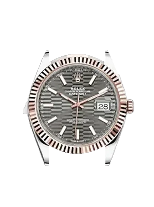 Datejust 41 126331-0019 avec Bracelet Grand Cavalier Cuir Orange