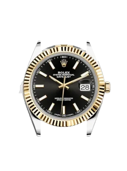 Datejust 41 126333-0014 avec Bracelet Grand Cavalier Cuir Orange