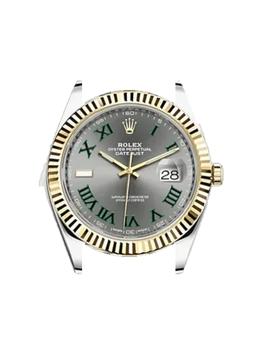 Datejust 41 126333-0020 con Cinturino Grand Cavalier Cuir Arancione