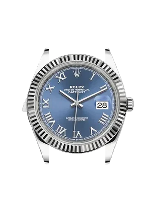 Datejust 41 126334-0026 con Correa Grand Cavalier de cuero naranja