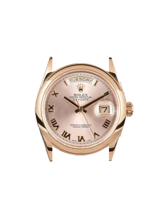 Day-Date 36 118205 con Cinturino Grand Cavalier Cuir Arancione