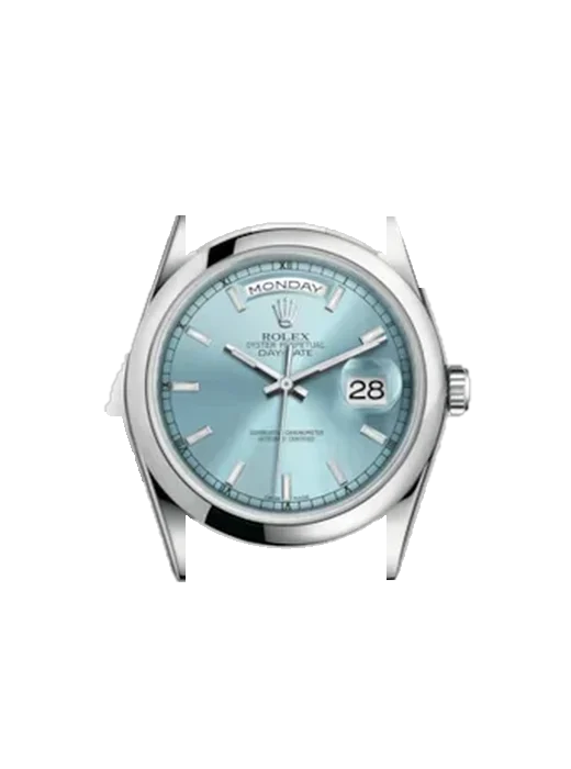 Day-Date 36 118206-0040 with Grand Cavalier Leather Strap Orange
