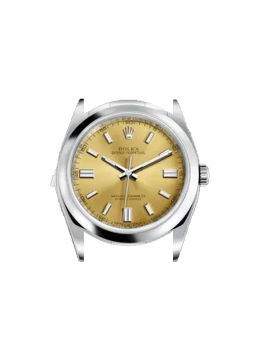 Oyster Perpetual 36 116000-0011 with Grand Cavalier Leather Strap Orange