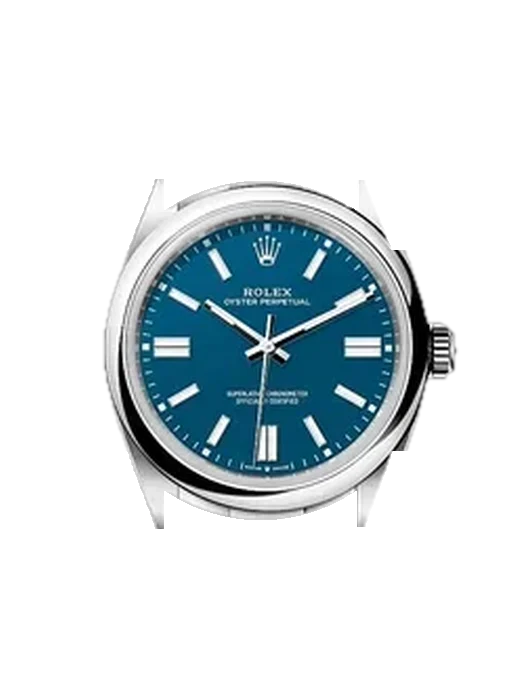 Oyster Perpetual 41 134300-0009 con Cinturino Grand Cavalier Cuir Arancione