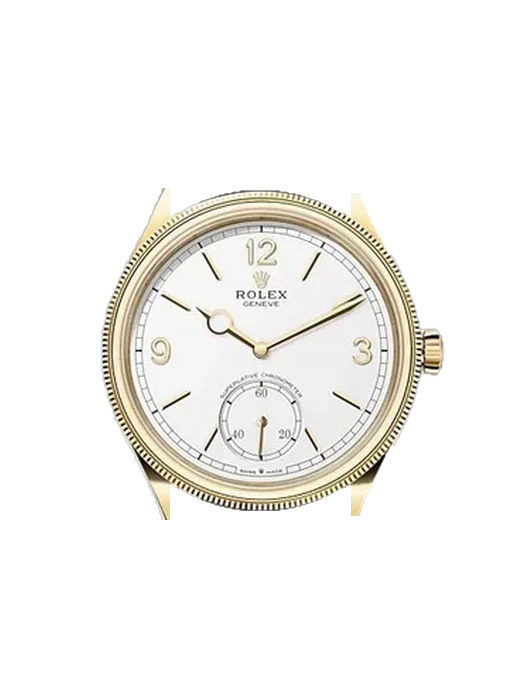 Perpetual 1908 52508-0006 con Correa Grand Cavalier de cuero naranja