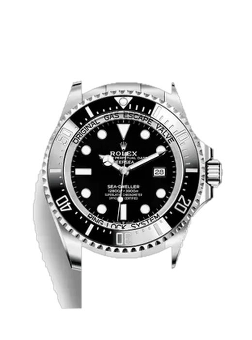 Sea-Dweller 126660-0001 con Correa Grand Cavalier de cuero naranja