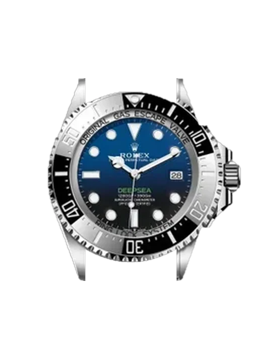 Sea-Dweller 136660-0005 avec Bracelet Grand Cavalier Cuir Orange
