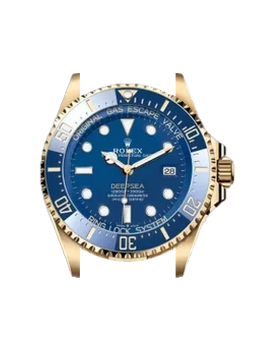 Sea-Dweller 136668lb-0001 con Correa Grand Cavalier de cuero naranja