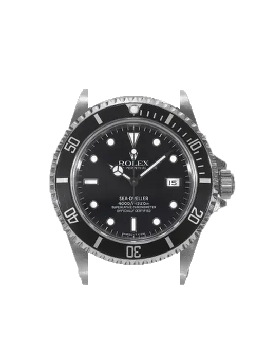 Sea-Dweller 16600 Tritium mit Grand Cavalier Cuir Armband Orange