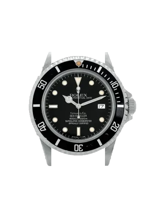 Sea-Dweller 16660 Tiffany con Correa Grand Cavalier de cuero naranja