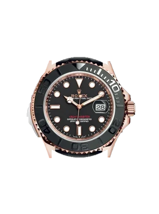 Yacht-Master 126655-0002 with Grand Cavalier Leather Strap Orange