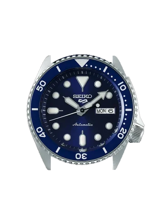 5 Sports SRPD51K2 avec Bracelet de montre en cuir de veau vintage marron — Patine naturelle