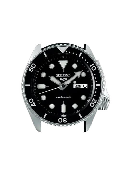5 Sports SRPD55K3 con Cinturino Vitello Martellato Nero — Cuciture Ecru
