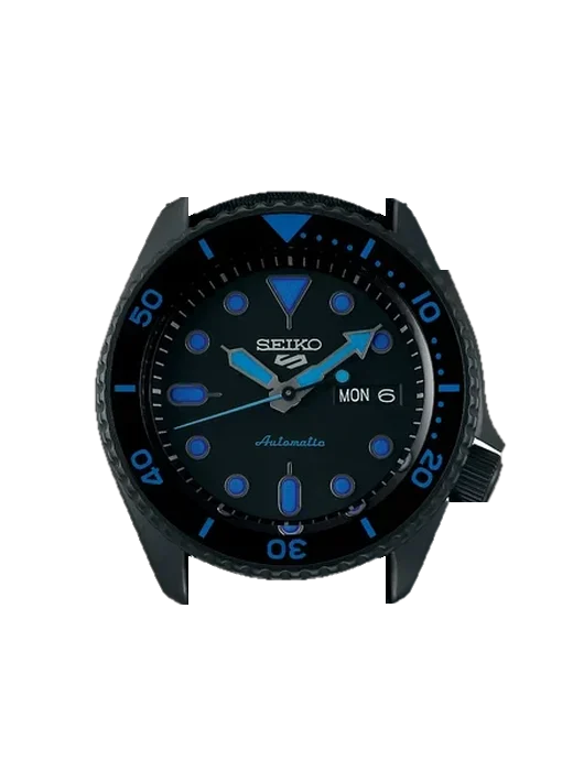 5 Sports SRPD81K1 con Cinturino Ibrido Alligatore e Caucciù Blu