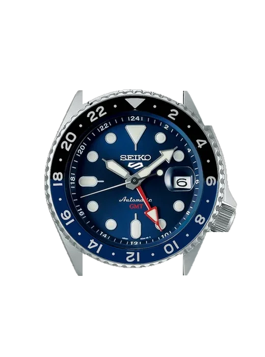 5 Sports SSK003 avec Bracelet de montre en cuir de veau vintage marron — Patine naturelle