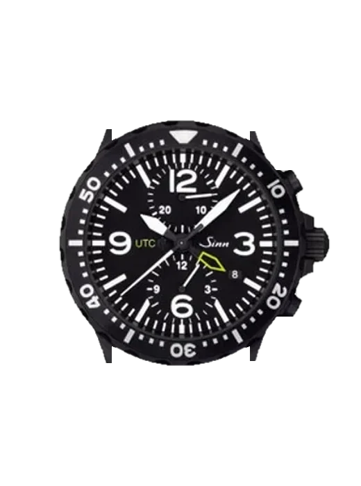 Instrument Chronographs 757.021 mit Vintage Kalbslederarmband Braun — Natürliche Patina