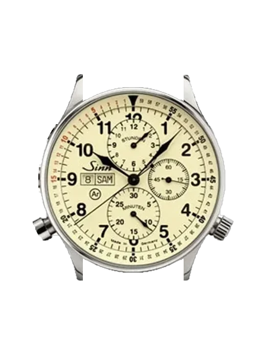 Instrument Chronographs 917.011 with Vintage Brown Calfskin Strap — Natural Patina