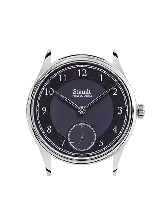 Praeludium Hand Wound P11.011-A03 con Cinturino Vitello Vintage Marrone — Patina Naturale