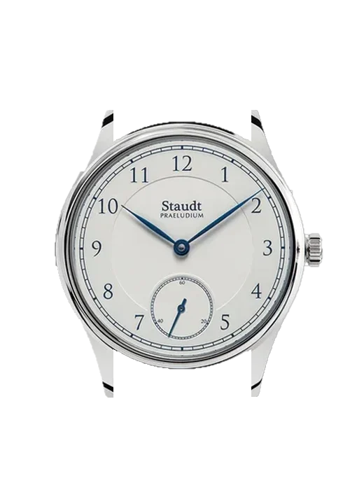 Praeludium Hand Wound P11.022-A03 mit Armband aus italienischem braunem Leder