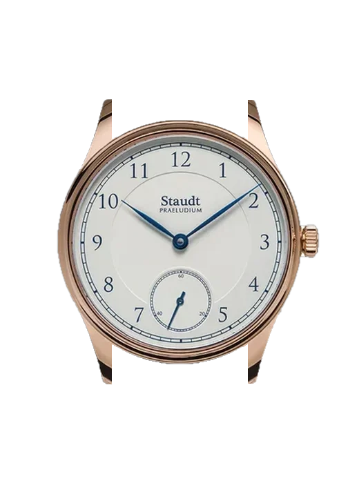 Praeludium Hand Wound P12.022-A02 mit Armband aus italienischem braunem Leder