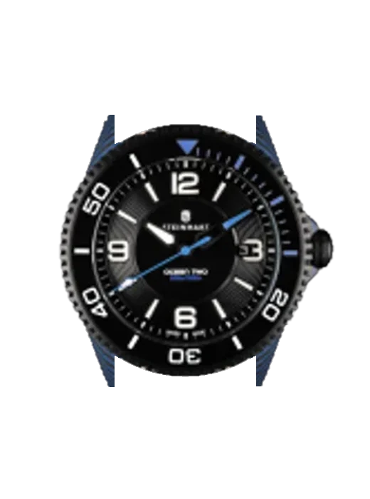 Ocean Ocean 2 premium Carbon con Cinturino Vitello Vintage Marrone — Patina Naturale