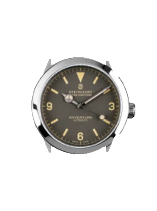 Ocean Ocean 39 Adventure classic Diver's watch with replaceable batteries mit Grand Cavalier Cuir Armband Orange