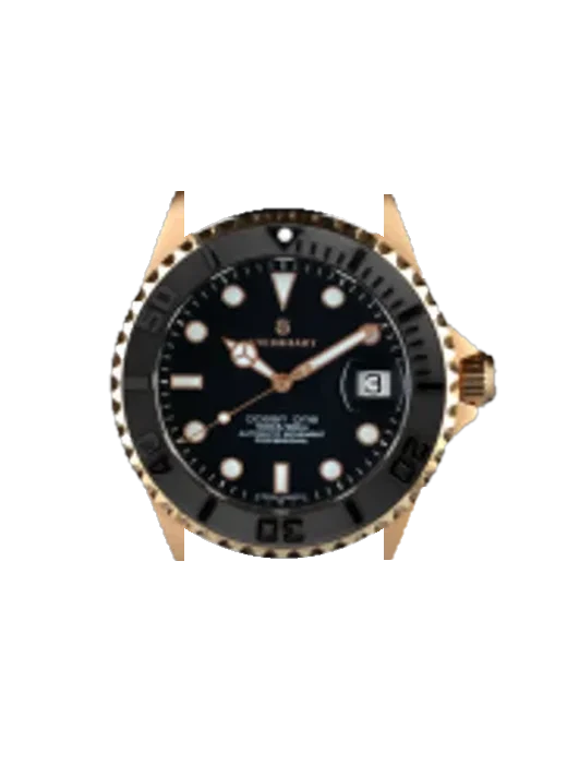 Ocean Ocean 39 PINK-GOLD Ceramic con Cinturino Grand Cavalier Cuir Arancione