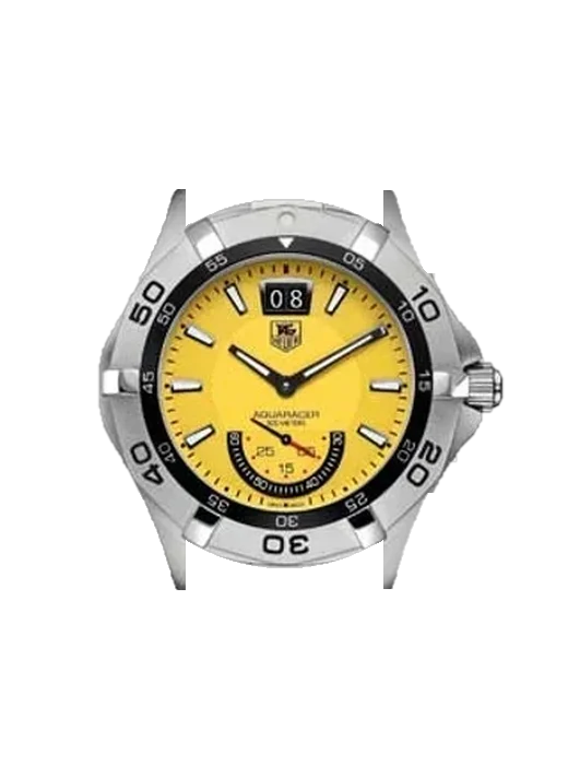 Aquaracer WAF1012.BA0822 with Grand Cavalier Leather Strap Orange