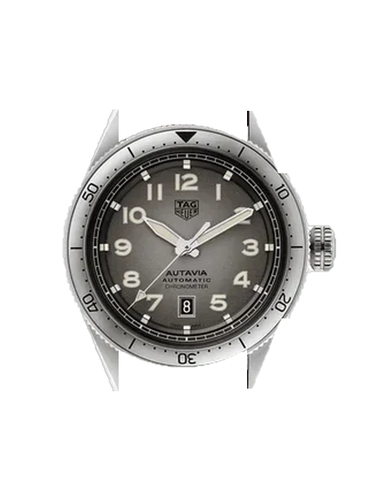 Autavia WBE5111.FC8267-1 with Grand Cavalier Leather Strap Orange