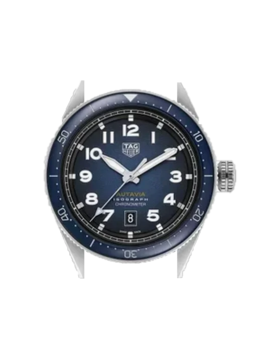 Autavia WBE5112.EB0173 with Grand Cavalier Leather Strap Orange