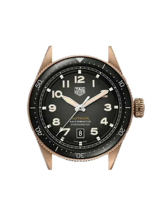 Autavia WBE5190.FC8268 with Grand Cavalier Leather Strap Orange