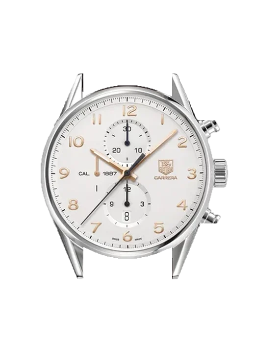 Carrera CAR2012.FC6236 avec Bracelet Grand Cavalier Cuir Orange