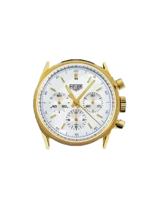 Carrera CS3140.BC0727 avec Bracelet Grand Cavalier Cuir Orange