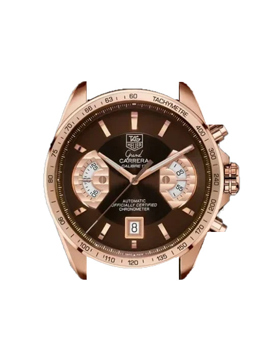 Grand Carrera CAV514C.FC8171 con Correa Saffiano negra con costuras en color crudo