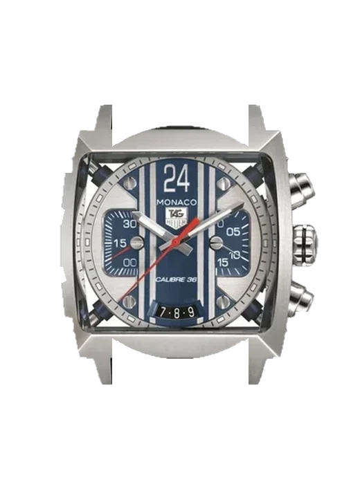 Monaco CAL5111.FC6299 avec Bracelet en cuir italien marron