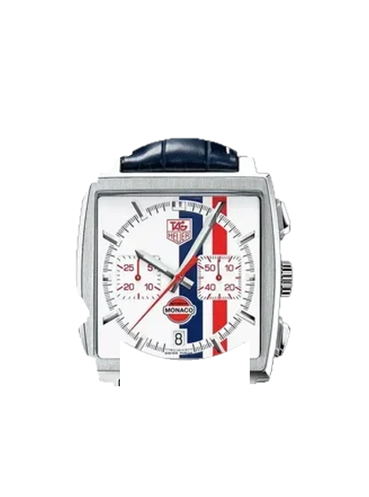 Monaco CW2118.FC6207 avec Bracelet Grand Cavalier Cuir Orange