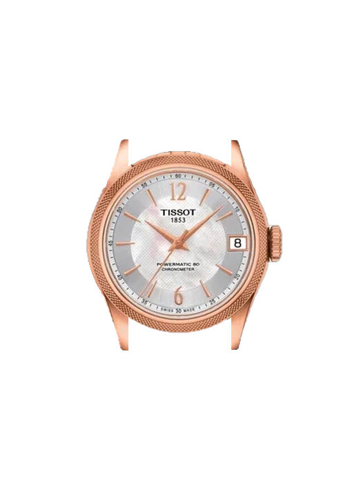 Ballade T108.208.33.117.00 con Correa Saffiano roja con costuras en color crudo