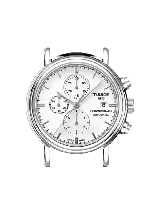 Carson T068.427.16.011.00 avec Bracelet en cuir italien marron
