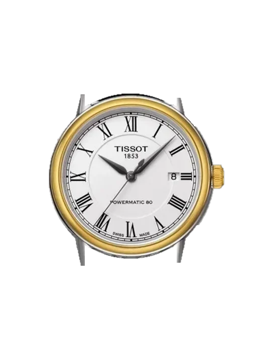 Carson T085.407.26.013.00 avec Bracelet Grand Cavalier Cuir Orange