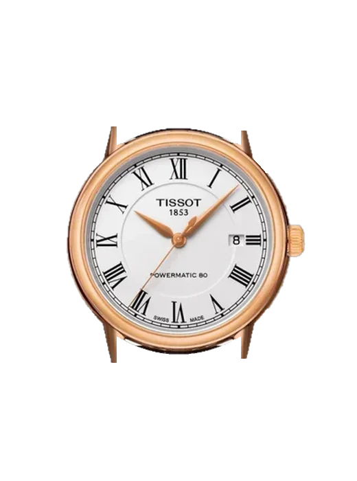 Carson T085.407.36.013.00 avec Bracelet en cuir italien marron
