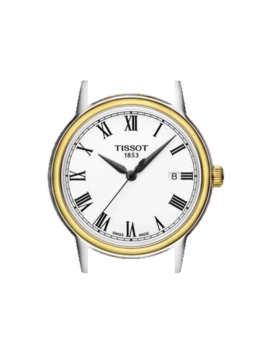 Carson T085.410.22.013.00 mit Vintage Kalbslederarmband Braun — Natürliche Patina