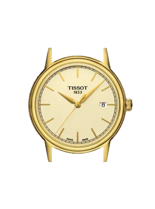 Carson T085.410.33.021.00 avec Bracelet en cuir italien marron